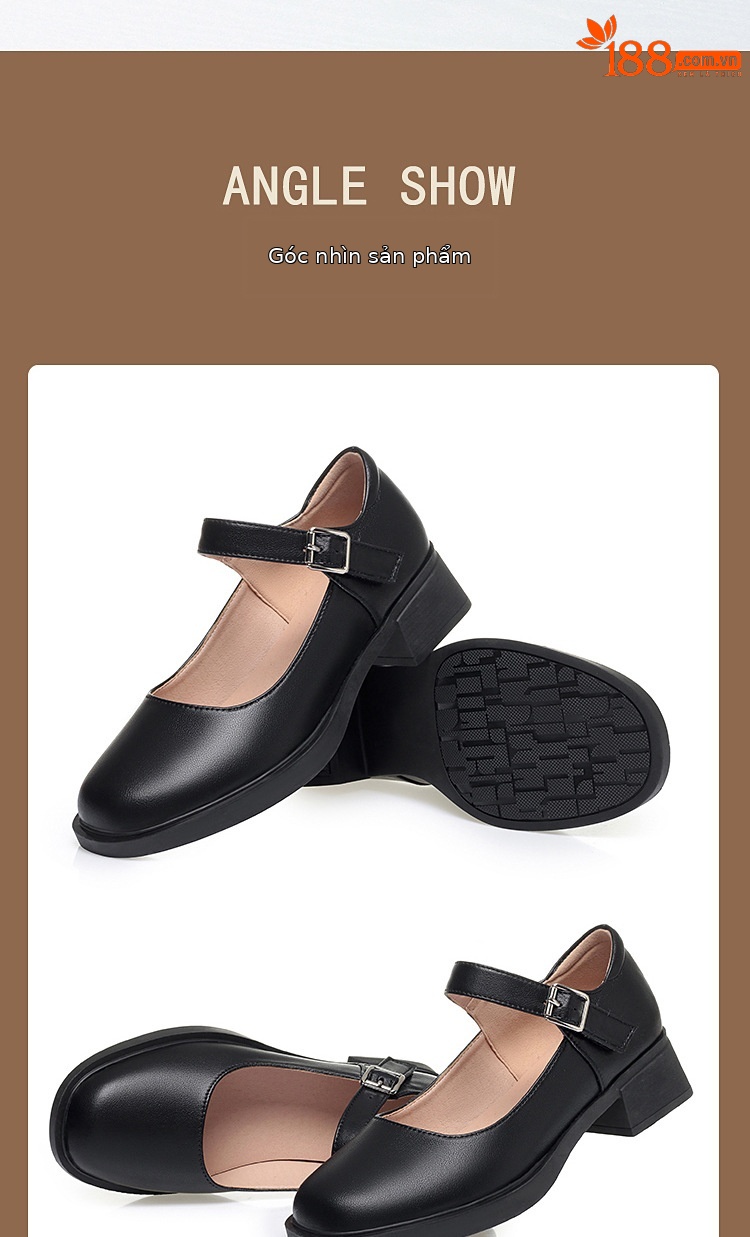 Sandal nữ quai chữ V đơn giản, đế thấp, da thật, hở mũi, chống trượt — Đen【kiểu xuyên thấu】 chi tiết 13