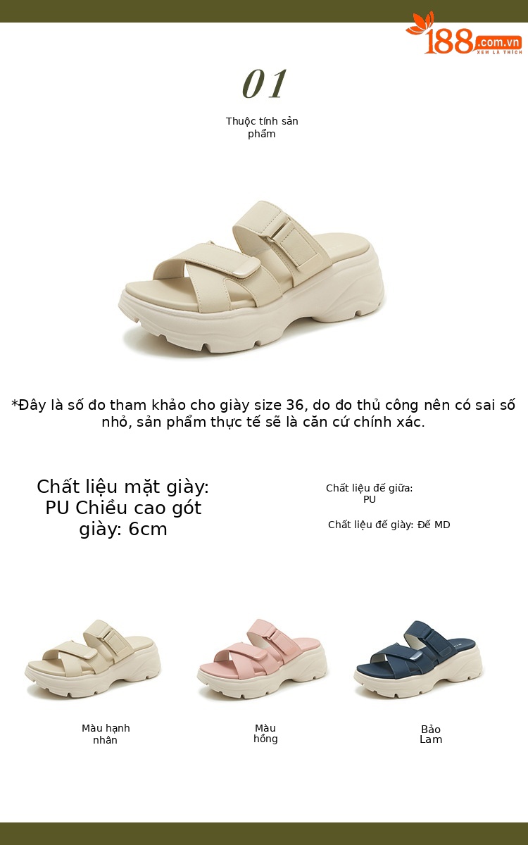 Dép sandal nữ đế dày quai chữ V có dán chống trượt phong cách thể thao — màu hồng, Xanh ngọc lam tốicolor, màu mơ chi tiết 2