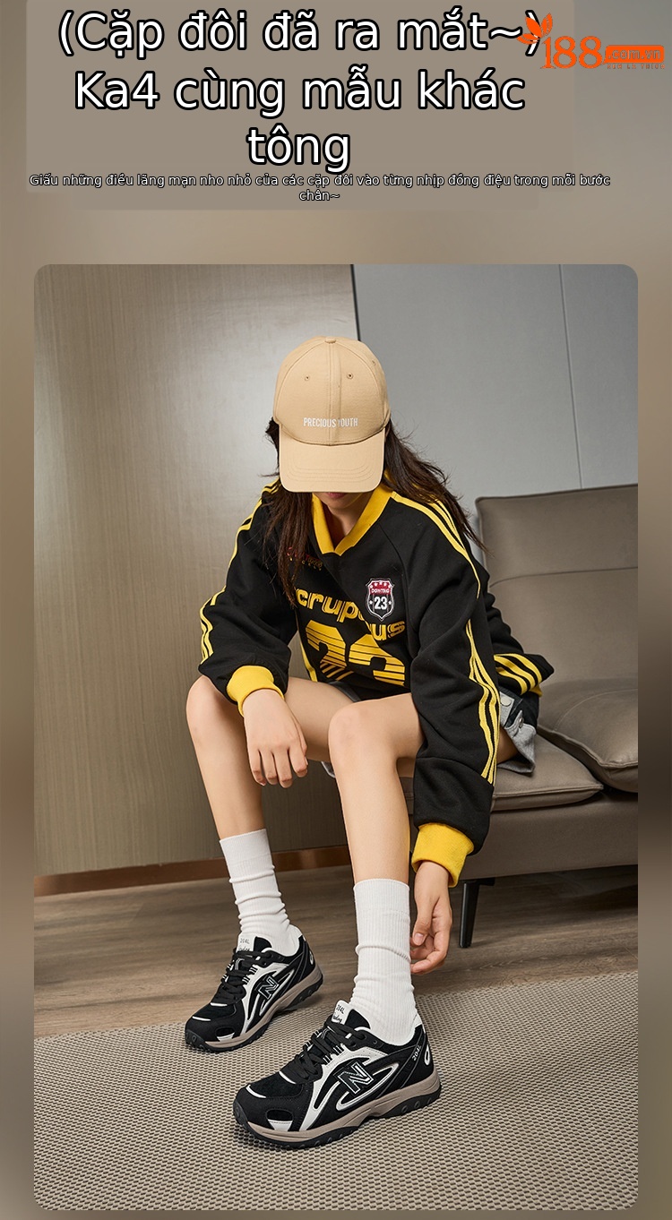 Giày sneaker unisex cổ thấp phong cách Đức huấn luyện, đế dày êm ái, form rộng thoải mái — 204 kaki xám chi tiết 15