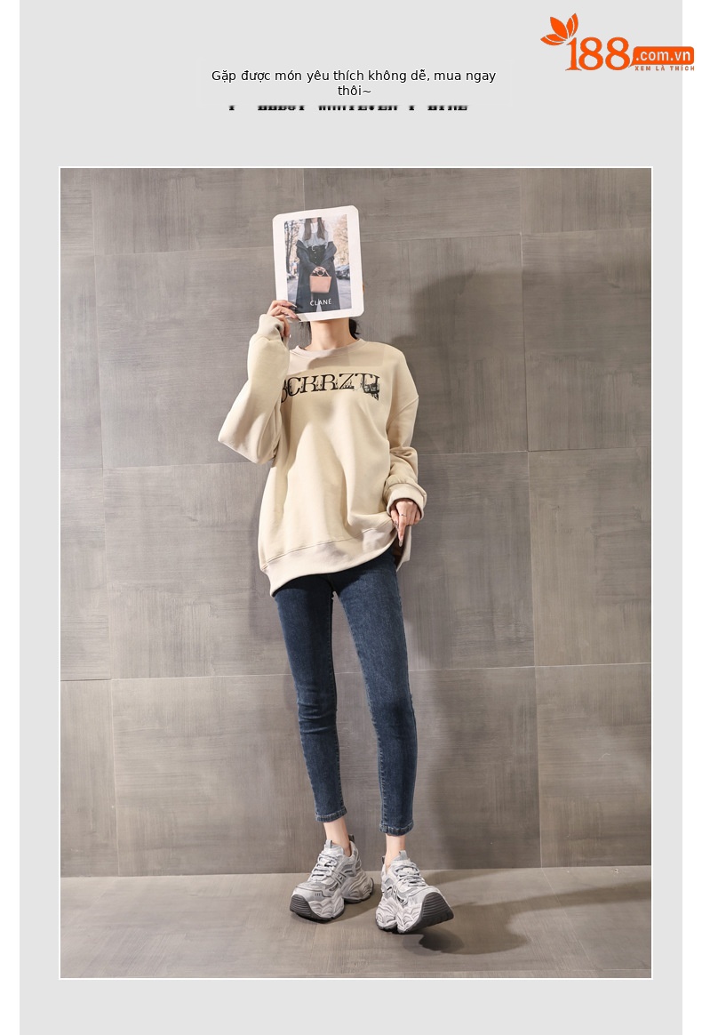 Giày sneaker nữ chunky đế dày tăng chiều cao phong cách thể thao — màu trắng chi tiết 6