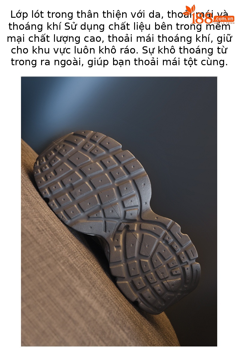 Giày sneaker nữ chunky đế dày tăng chiều cao phong cách thể thao — màu trắng chi tiết 9