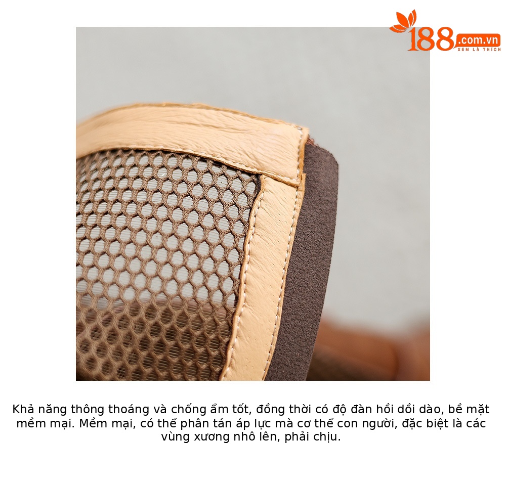 Boot nữ cổ cao lưới hở mũi gót vuông da thật khóa dây — màu nâu, màu đen, màu trắng ngà chi tiết 23