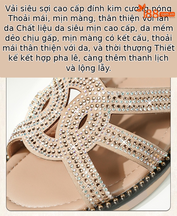 Sandal nữ quai chữ V đế bệt mềm hở mũi thoáng khí — màu đen chi tiết 4