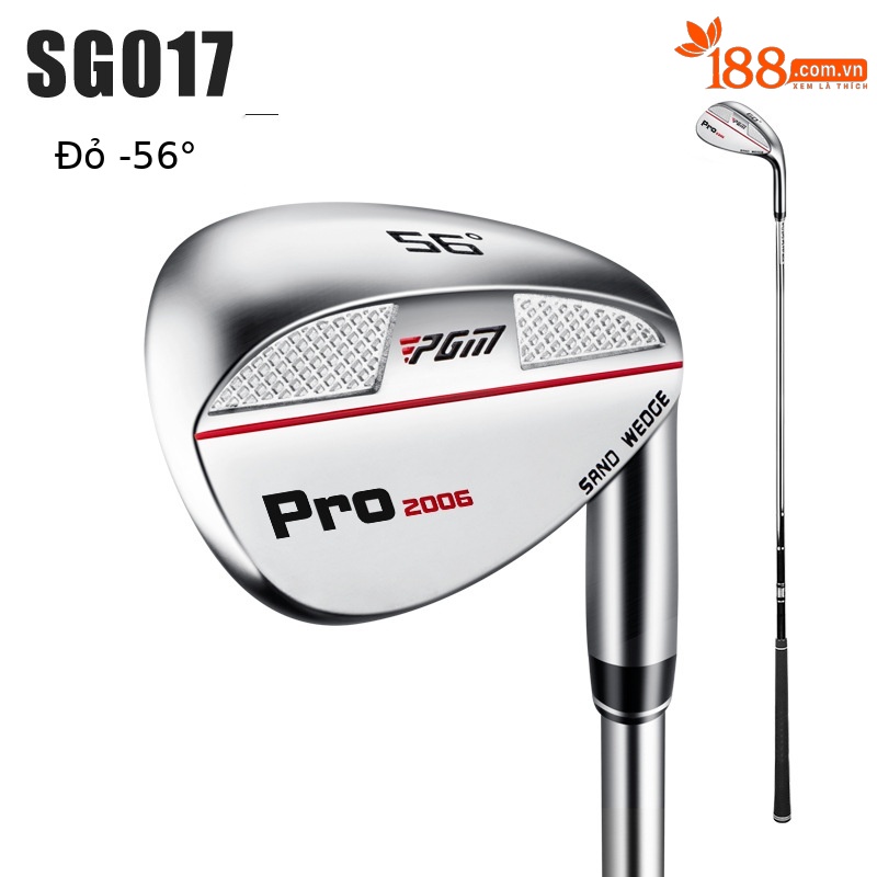 Gậy golf PGM Pro sand wedge 56°/60° hợp kim thép — Gậy thép 56° tay phải nam, Gậy thép 60° tay phải nam, Gậy thép 56° tay phải nữ, Gậy thép 60° tay phải nữ