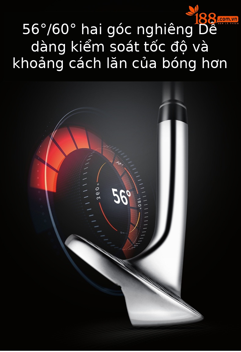 Gậy golf PGM Pro sand wedge 56°/60° hợp kim thép — Gậy thép 56° tay phải nam, Gậy thép 60° tay phải nam, Gậy thép 56° tay phải nữ, Gậy thép 60° tay phải nữ chi tiết 3