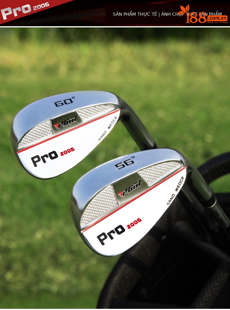 Gậy golf PGM Pro sand wedge 56°/60° hợp kim thép — Gậy thép 56° tay phải nam, Gậy thép 60° tay phải nam, Gậy thép 56° tay phải nữ, Gậy thép 60° tay phải nữ chi tiết 8