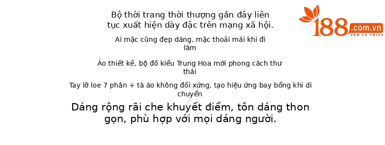 Bộ vest nữ hai mảnh gồm áo sơ mi cổ V và quần ống rộng dáng suông — Màu ảnh chi tiết 2