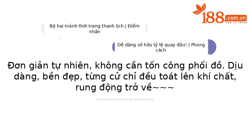 Bộ vest nữ hai mảnh gồm áo sơ mi cổ V và quần ống rộng dáng suông — Màu ảnh chi tiết 4