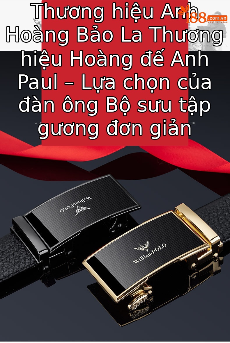 Thắt lưng da bò nam cao cấp Hoàng đế Paul – khóa tự động, phong cách công sở — 120cm, 130cm, 110cm, 125cm chi tiết 1