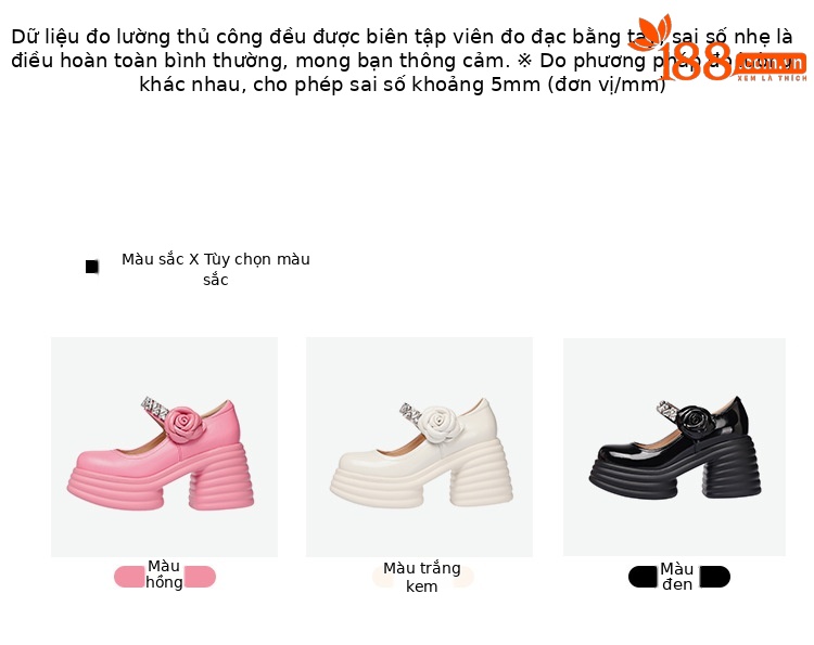 Giày sandal cao gót nữ quai ngang đế dày gót 9 cm đính hoa pha lê — màu đen, màu hồng, màu trắng ngà chi tiết 5