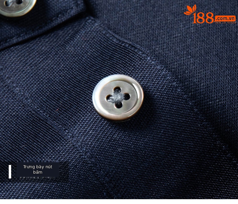 Áo polo nam tay ngắn lụa Mulberry mỏng nhẹ cổ bẻ mùa hè — Tây Tạng W - 88 chi tiết 14