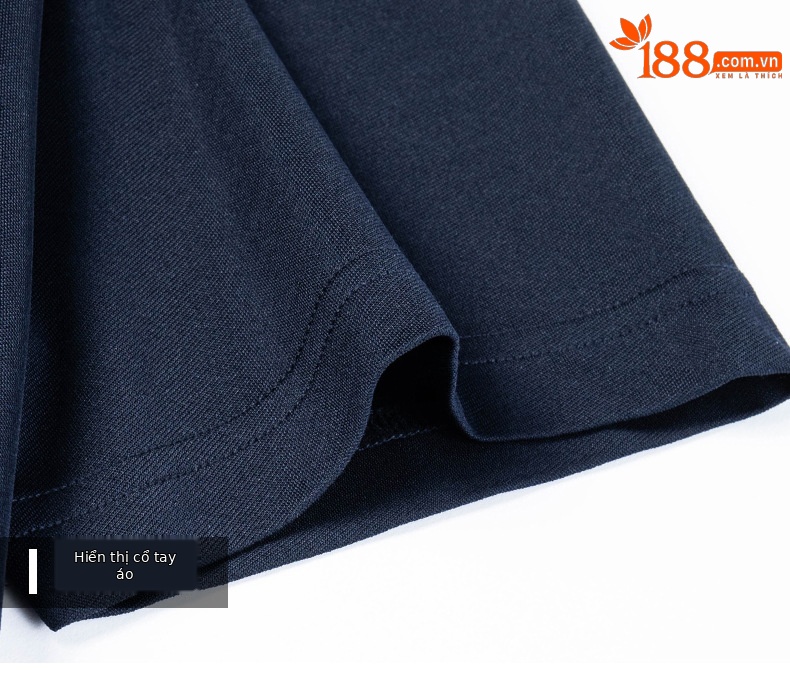 Áo polo nam tay ngắn lụa Mulberry mỏng nhẹ cổ bẻ mùa hè — Tây Tạng W - 88 chi tiết 15