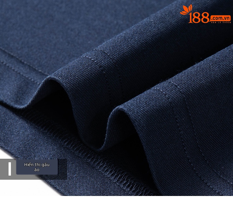 Áo polo nam tay ngắn lụa Mulberry mỏng nhẹ cổ bẻ mùa hè — Tây Tạng W - 88 chi tiết 16