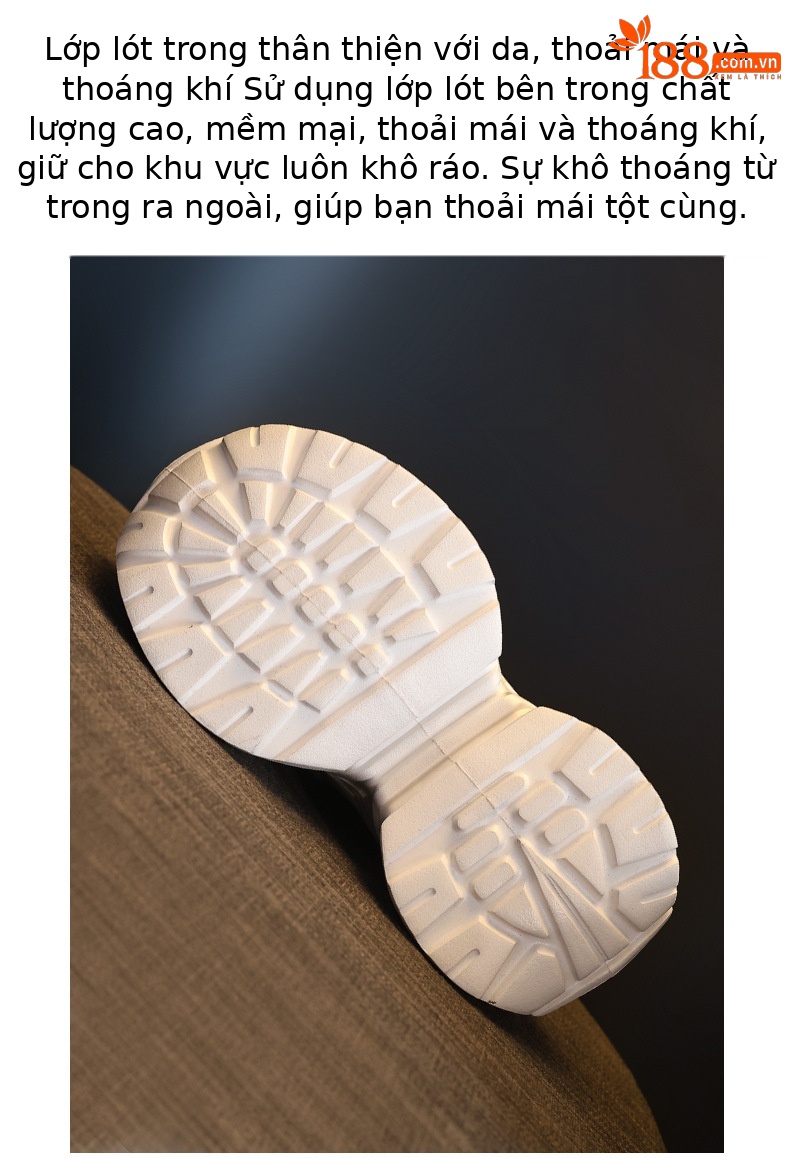 Giày sneaker nữ đế dày tăng chiều cao lưới thoáng khí phong cách daddy — Bạc trắng chi tiết 8