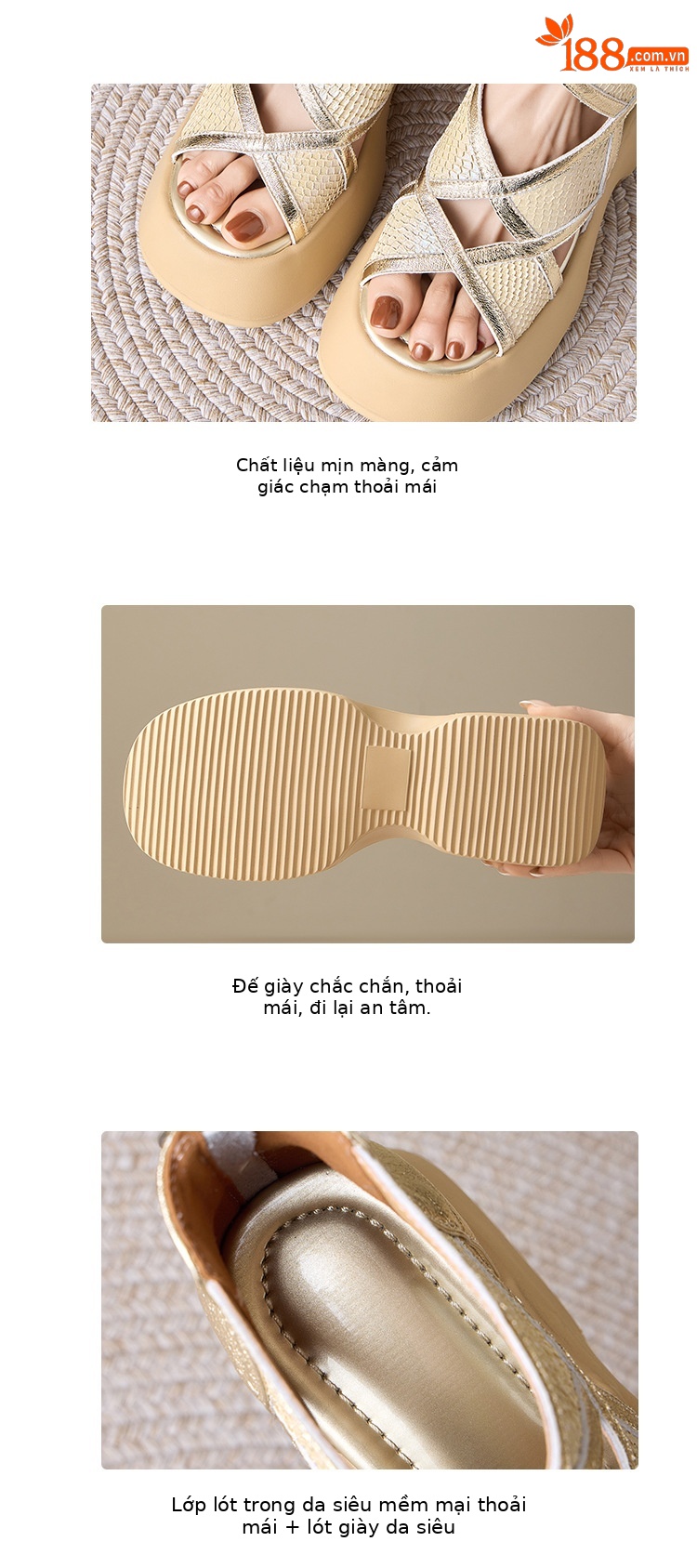 Sandal cao gót nữ quai chéo đế dày platform hở mũi — màu mơ, bạc chi tiết 5