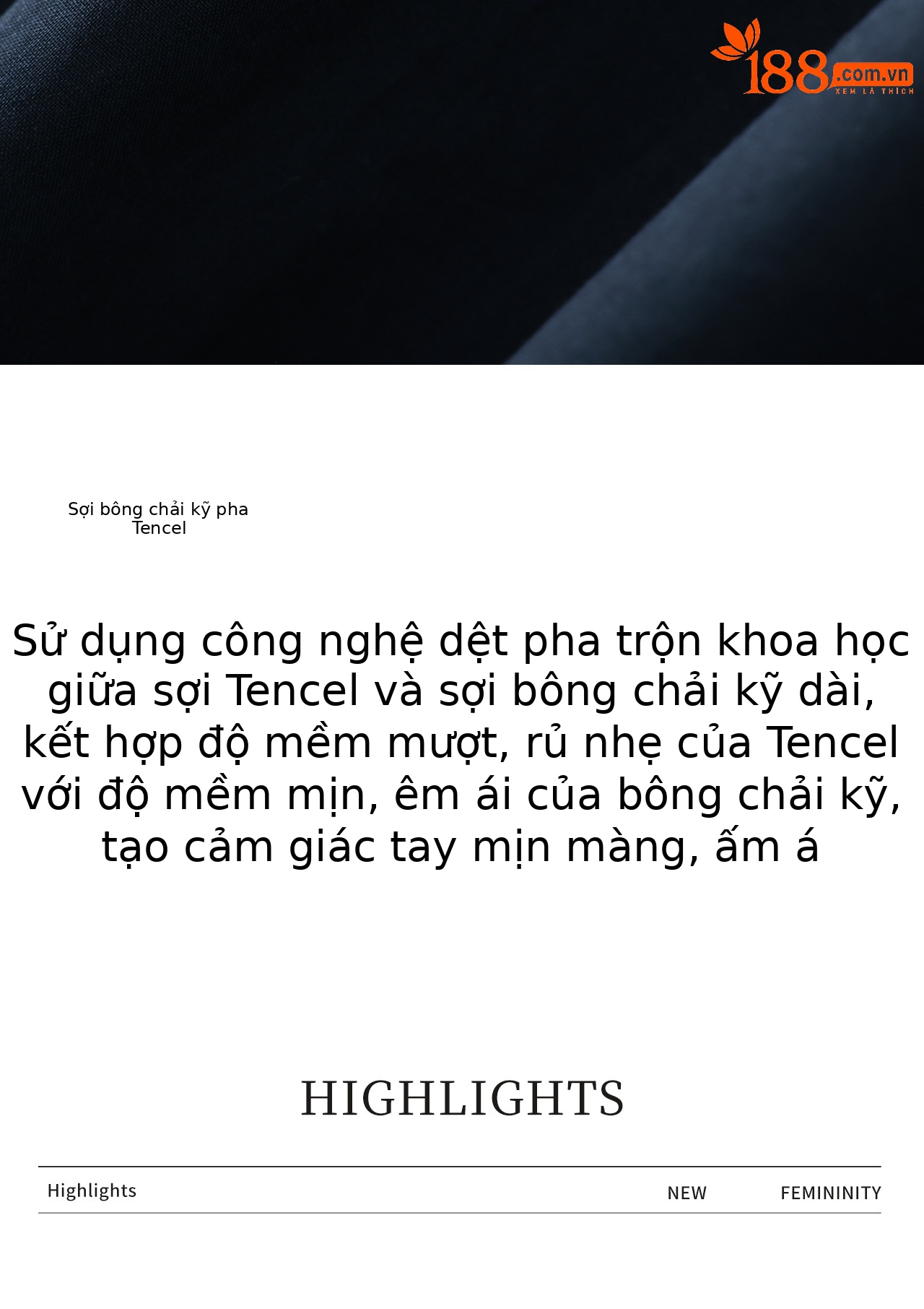 Áo sơ mi nữ dài tay chất lụa tencel phối xoắn thanh lịch — xanh lam chi tiết 6