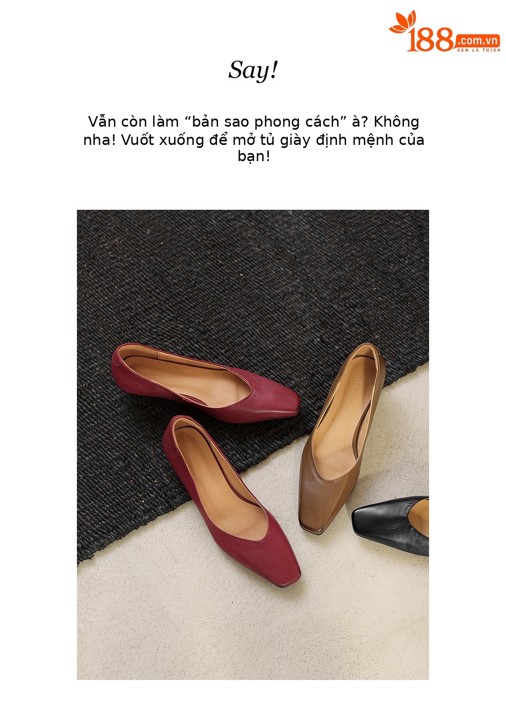 Giày cao gót nữ mũi nhọn da bò rửa nước, gót 3 cm, phong cách Hàn Quốc — đen chi tiết 2