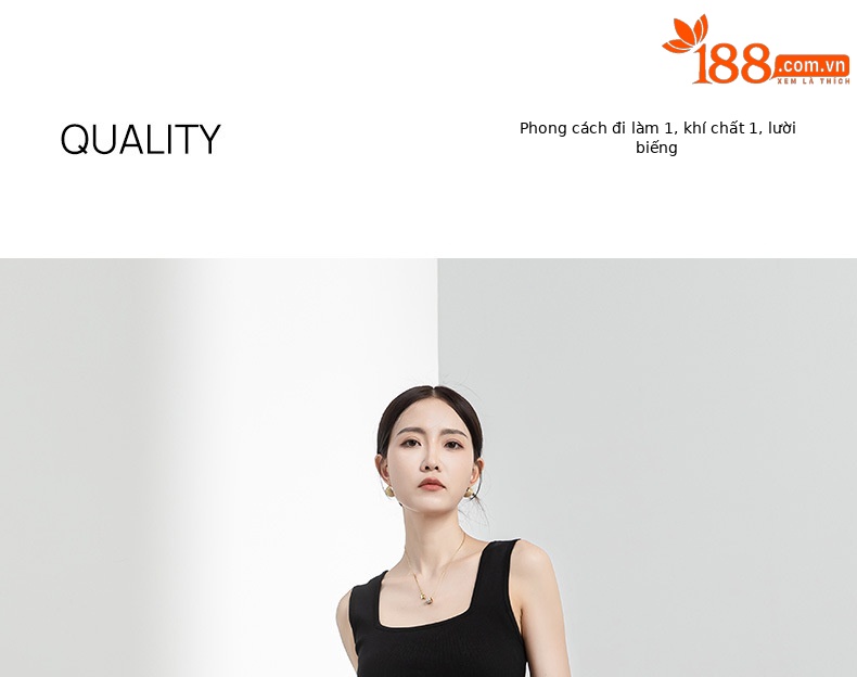 Quần culottes nữ ống rộng vải lanh sọc dọc, cạp cao phối màu, dáng suông thoáng mát — Vải gai sọc chi tiết 5