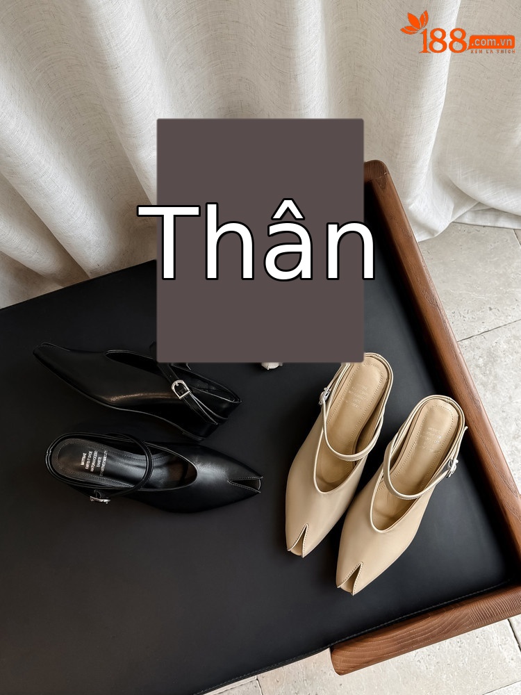 Dép sandal nữ da bò thật mũi cá quai ngang khóa cài đế bệt thời trang Âu Mỹ — màu đen, màu trắng, màu mơ chi tiết 15