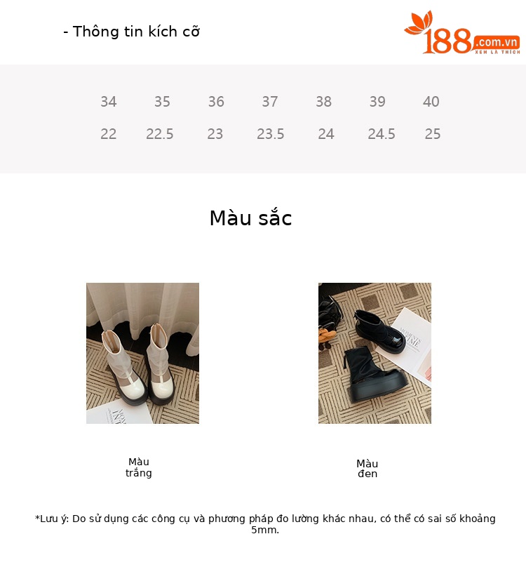 Boot lưới nữ mùa hè đế xuồng cao gót 9 cm — màu đen, màu trắng chi tiết 5