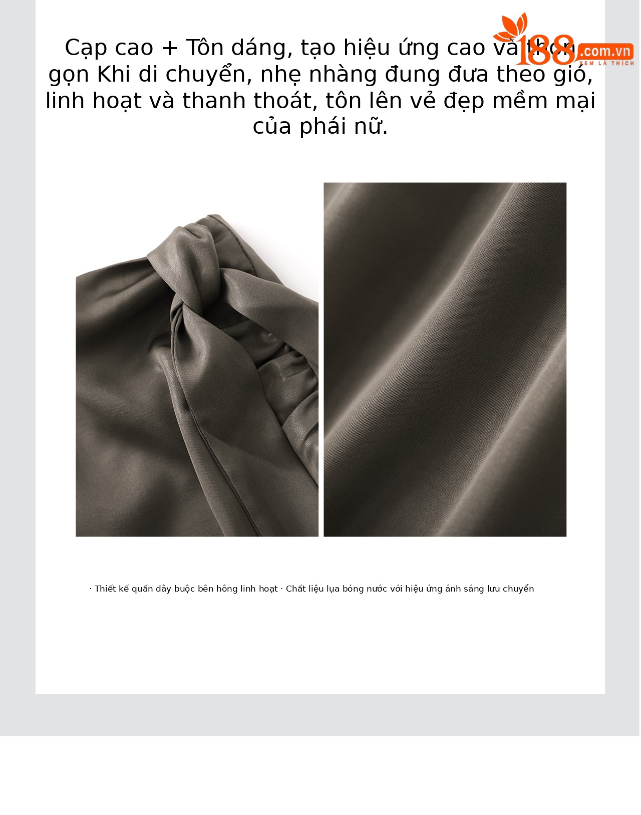 Chân váy bút chì nữ satin thủy quang dáng suông gọn gàng — màu đen chi tiết 9
