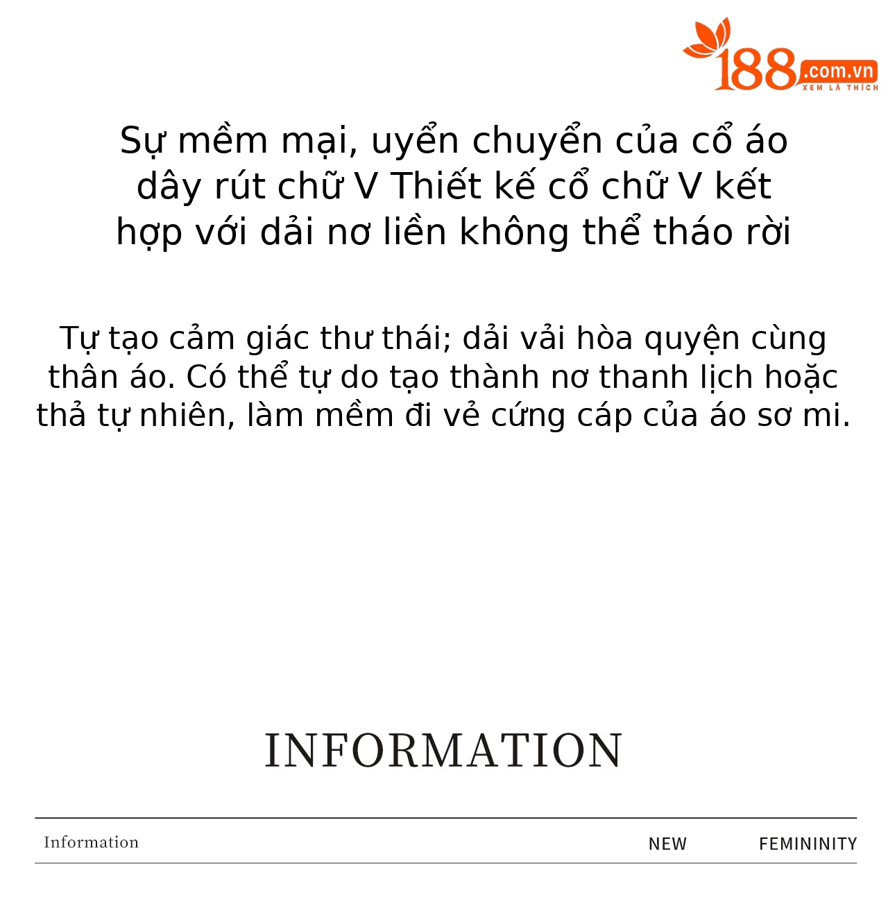 Áo sơ mi nữ dài tay cổ V phối dây rua, chất cotton mềm mại không nhăn — Vàng sữa chi tiết 9