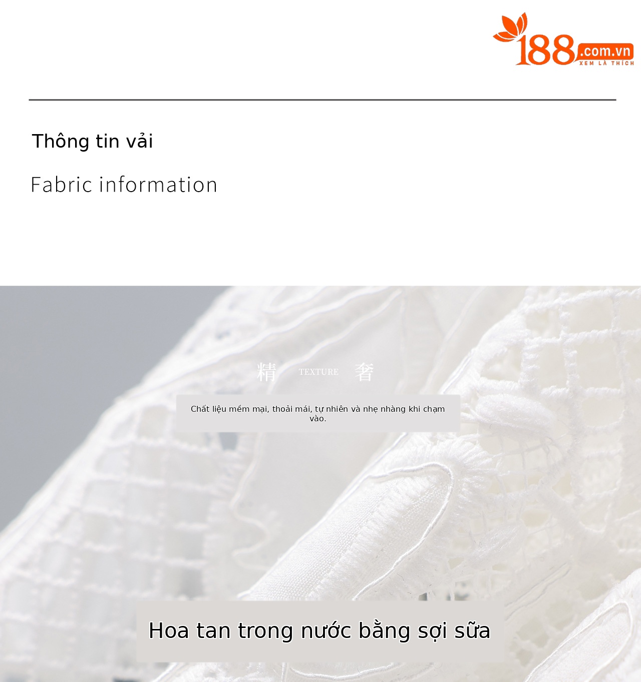 Chân váy midi xòe hoa nổi chất lụa sữa phong cách Pháp — màu trắng chi tiết 5