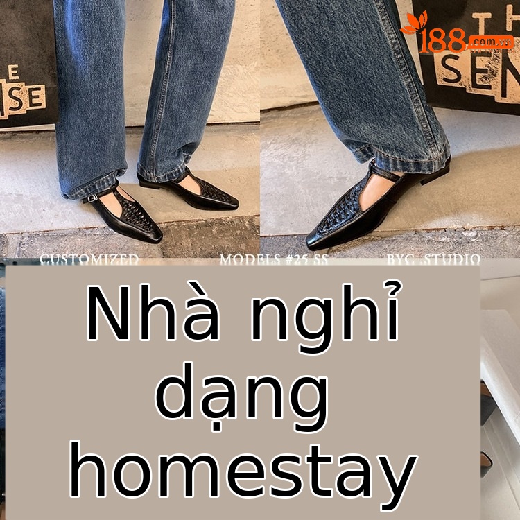 Giày Mary Jane nữ đan T-Strap da thật mũi vuông đế bệt — màu đen, bạc chi tiết 66