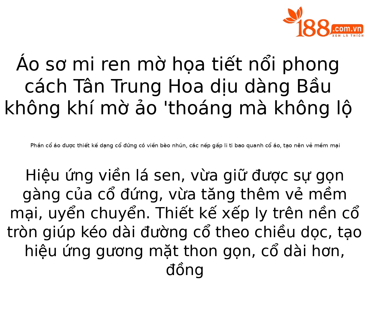 Áo sơ mi dài tay cổ đứng họa tiết in lụa phong cách Trung Hoa mới — màu đen chi tiết 3