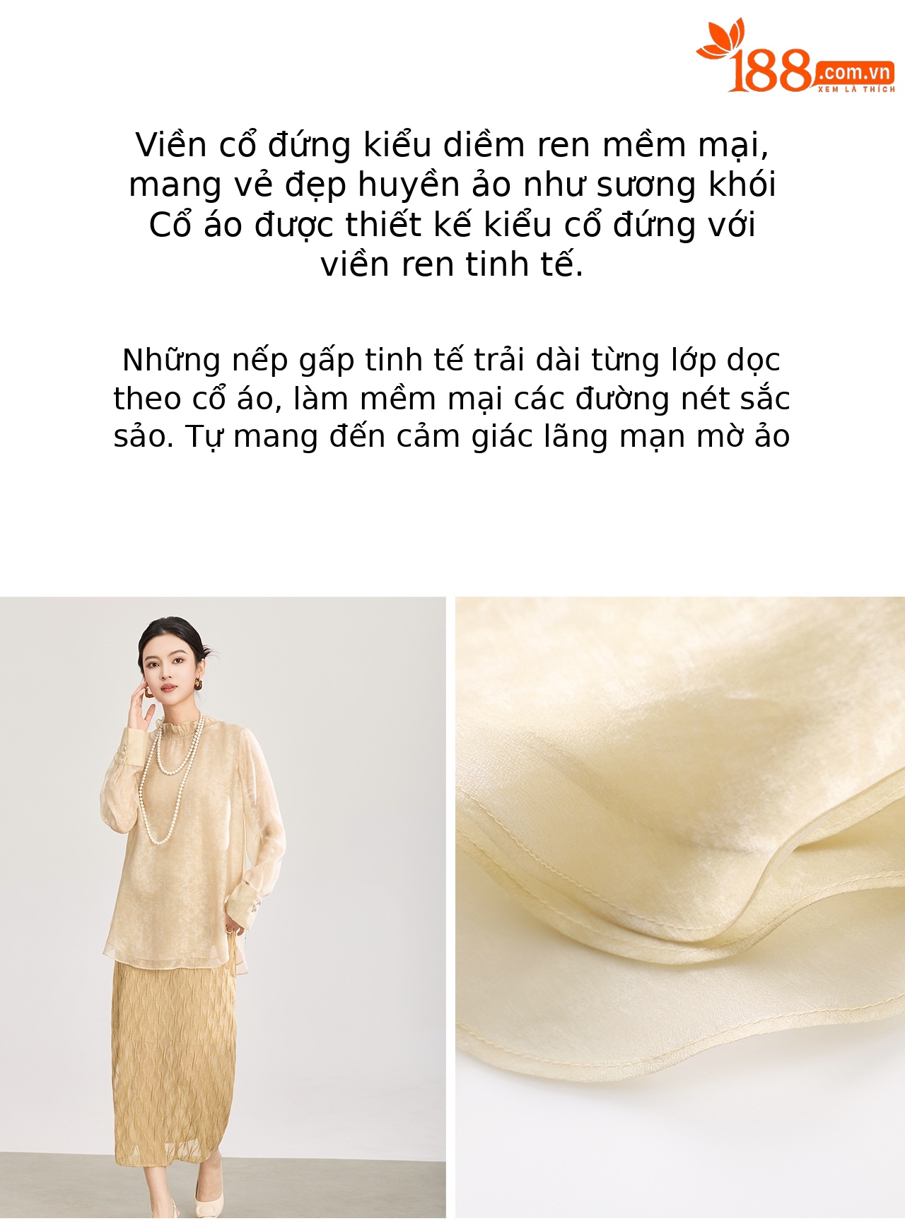 Áo sơ mi dài tay cổ đứng họa tiết in lụa phong cách Trung Hoa mới — màu đen chi tiết 8