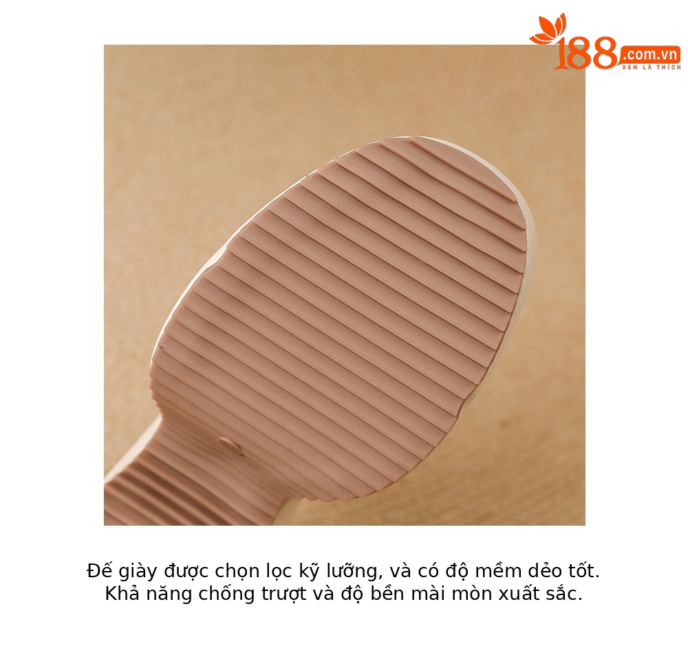 Sandal cao gót nữ hở mũi đế dày quai ngang khóa một chữ — màu trắng ngà, màu mơ chi tiết 22