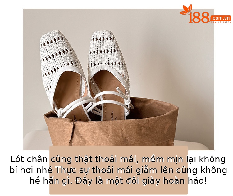 Dép sandal nữ da cừu mũi vuông gót thấp quai chữ V phối màu — màu nâu, Màu cà phê đậm, màu trắng ngà chi tiết 35