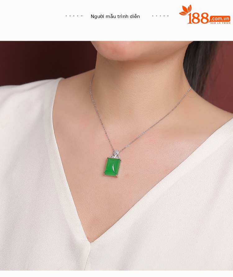 Mặt dây chuyền bạc 925 hình khắc chữ tối giản — Mặt dây chuyền đơn (không bao gồm chuỗi) chi tiết 3