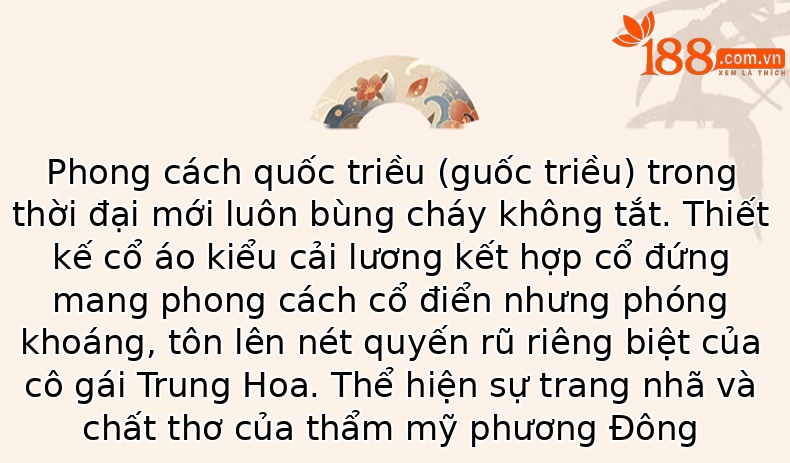 Đầm suông midi tân cổ điển tay ngắn cổ đức, thắt eo nhẹ, phong cách Trung Hoa hiện đại — màu trắng ngà chi tiết 2