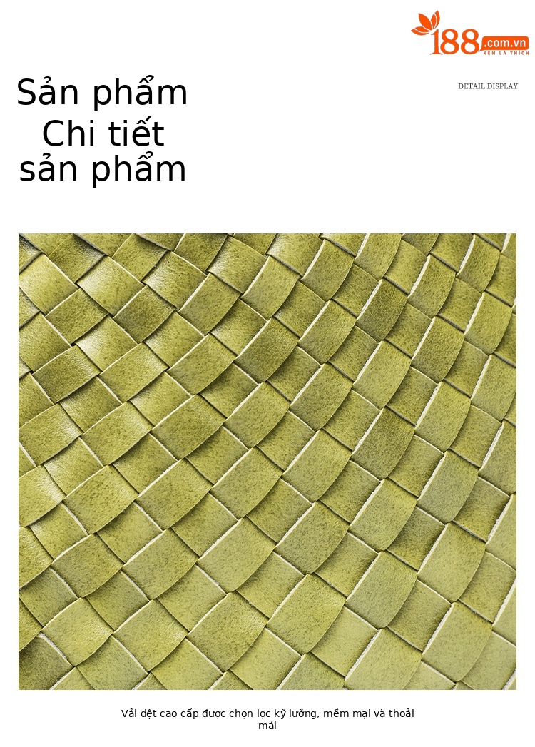 Túi đeo chéo nữ dệt thủ công kiểu Pháp, phong cách nghỉ dưỡng, phù hợp mùa hè chi tiết 9