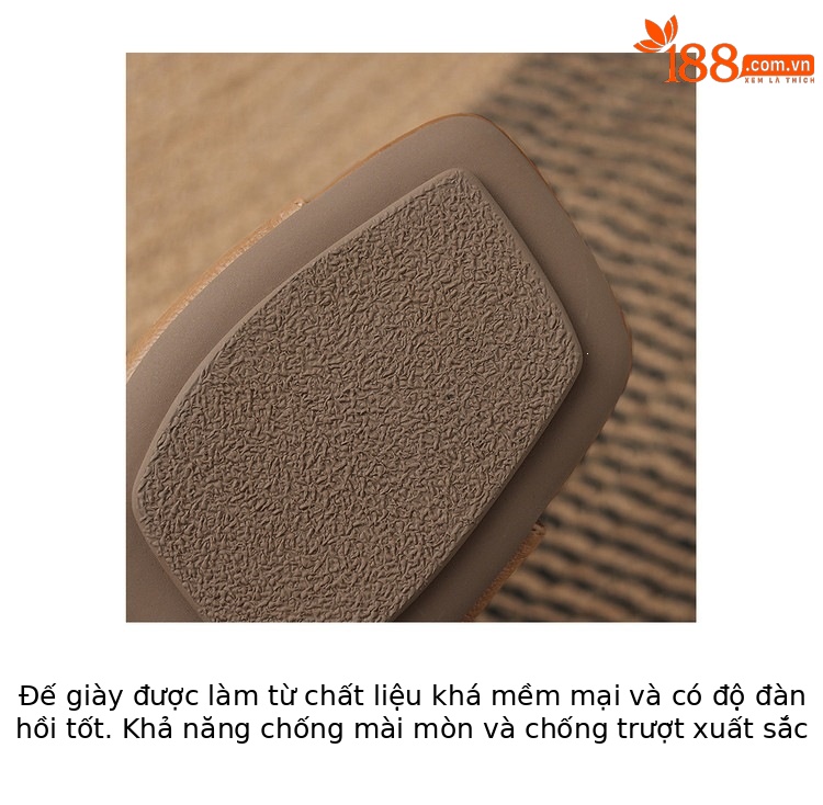 Dép sandal nữ xỏ ngón đế bệt phối màu hở mũi thời trang — màu trắng ngà, màu mơ chi tiết 8