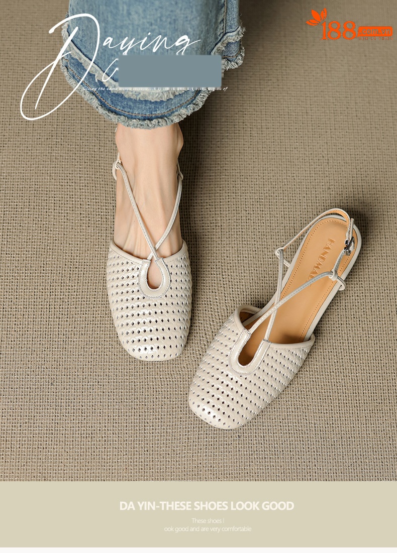 Sandal nữ Mary Jane quai chéo hở gót, gót thô 3 cm, mũi tròn bít — đen chi tiết 2