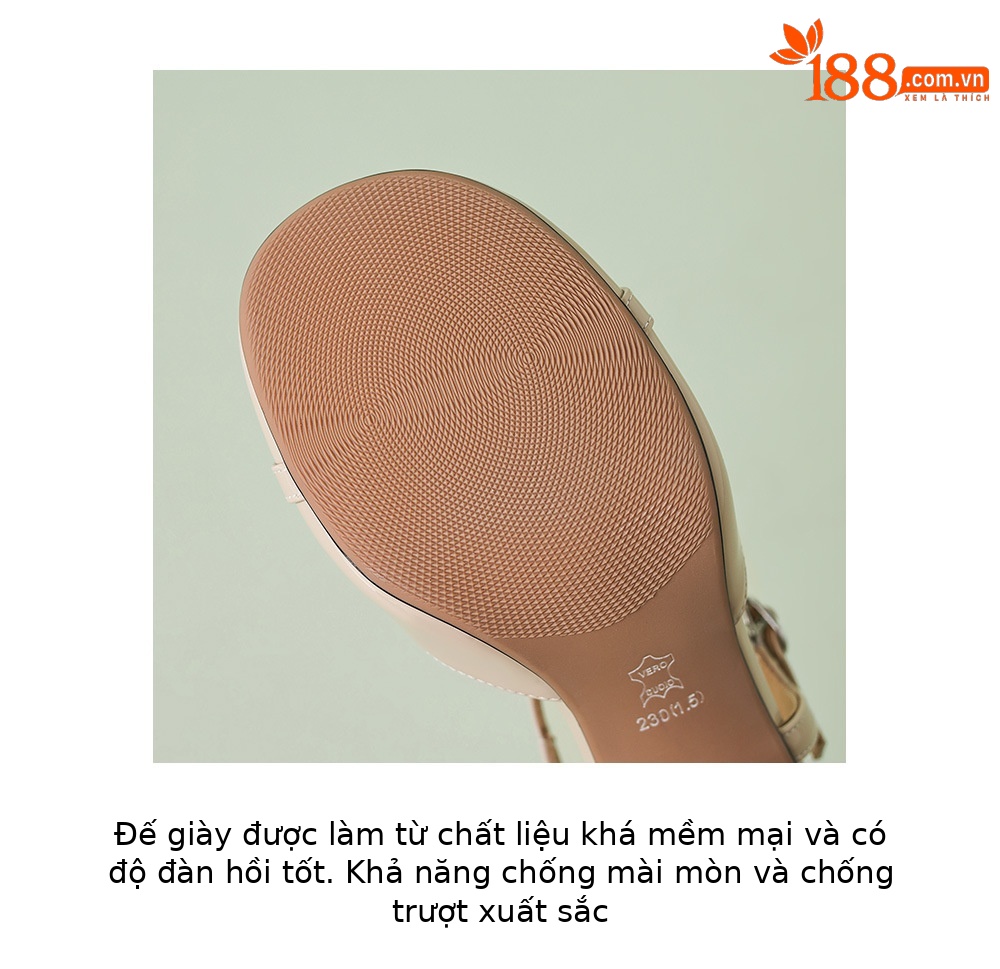 Giày cao gót nữ mũi tròn bít gót thấp 4-5 cm, phong cách Nhật, nơ bướm phía sau — màu đen, Rượu vang đỏ, màu mơ chi tiết 8