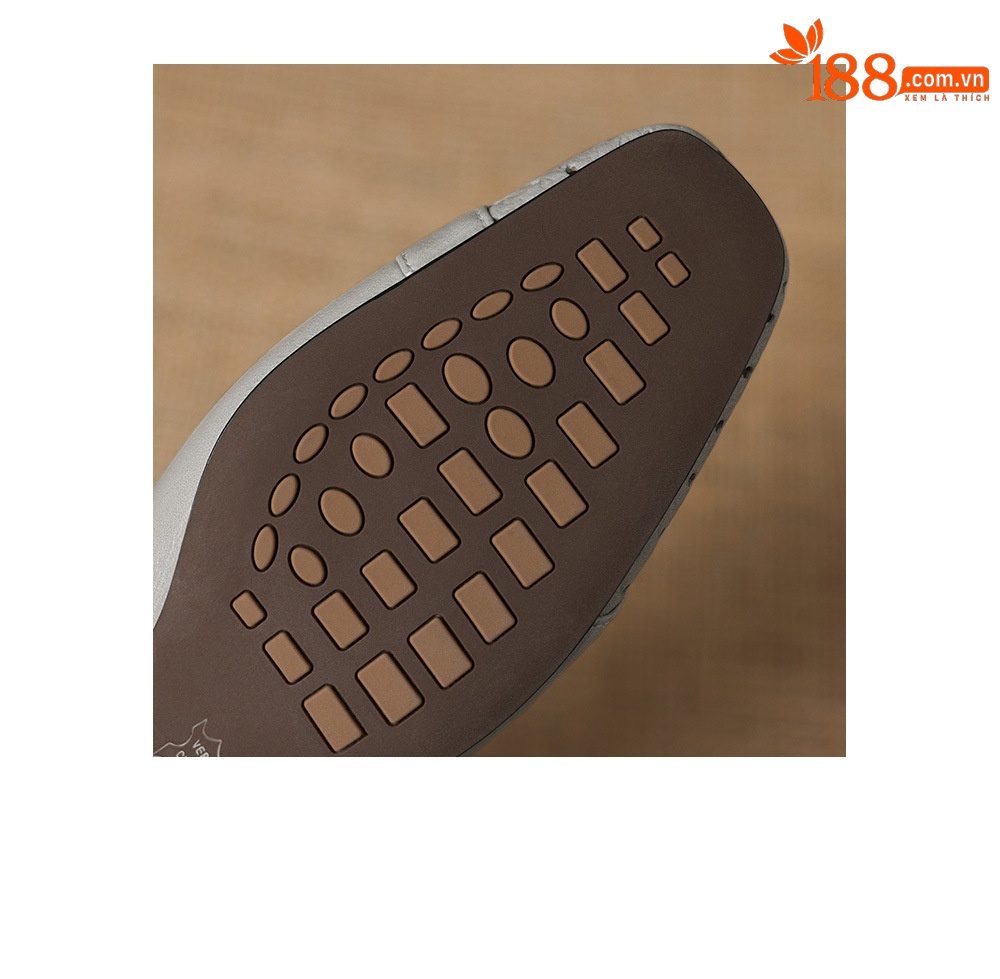 Sandal nữ gót thấp 3.5 cm mũi kín quai ngang khóa một chữ — Sương mù xanh chi tiết 21