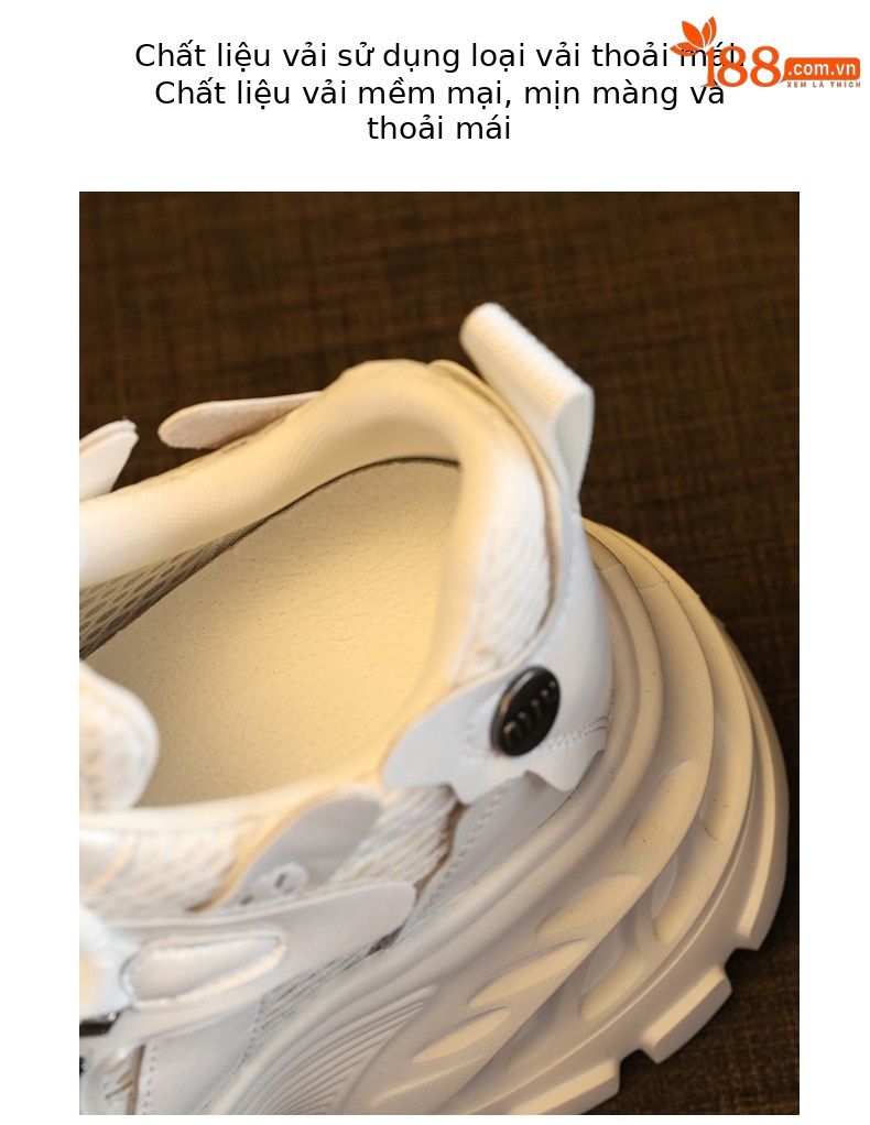 Giày sneaker nữ chunky đế dày tăng chiều cao, lưới thoáng khí, đa năng — màu sắc chi tiết 8