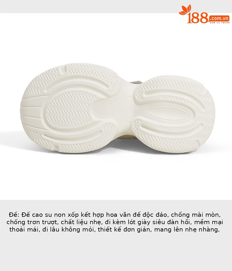 Giày platform nữ đế xuồng mũi tròn lưới thoáng khí, gót siêu cao 8cm — Xám, Len nguyên chất chi tiết 7