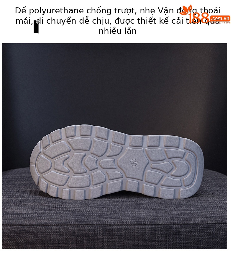 Giày sneaker nữ đế dày lưới thoáng khí phong cách retro — Xám 5066, Be 5066, Hồng đào 5066 chi tiết 9
