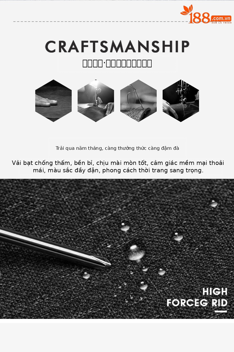 Túi đeo chéo nam vải canvas phong cách thời trang chi tiết 2