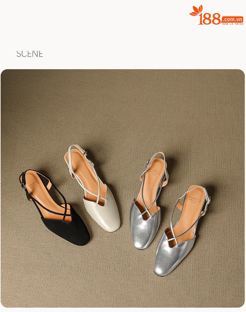 Sandal cao gót nữ mũi kín quai chéo buộc dây phong cách Hàn Quốc — đen chi tiết 20