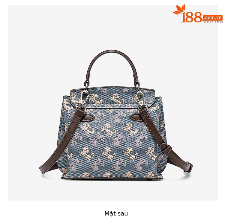 Túi tote nữ vintage họa tiết in hoa, thiết kế xách tay đeo chéo đi làm mùa xuân 2026 chi tiết 8