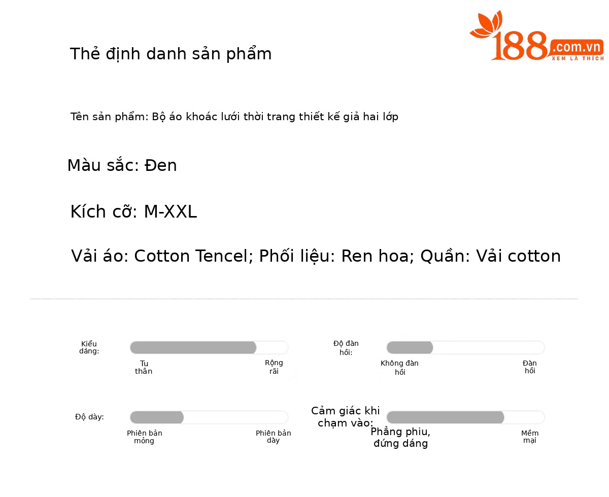 Bộ quần áo nữ mùa hè 2026 gồm áo thun phối ghép rộng và quần ống rộng cạp cao — màu đen chi tiết 12