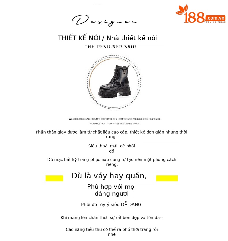 Boot nữ đế dày cổ thấp họa tiết đục lỗ lưới thoáng khí mùa hè — M2828 be đục lỗ, M2828-1 be lưới, M2828 đen đục lỗ, M2828 nâu đục lỗ chi tiết 4