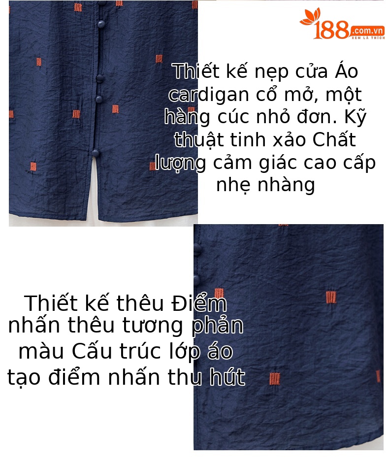 Bộ quần áo nữ phong cách Trung Hoa mới in họa tiết hè 2026 – Áo sơ mi rộng che khuyết điểm + Quần ống rộng — Xanh lông mòng đen, Màu hồng chi tiết 6