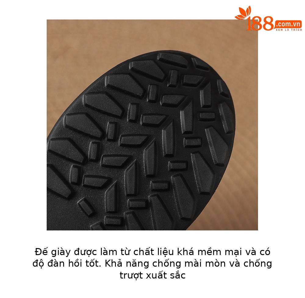 Giày sandal cao gót nữ hở mũi đế dày da thật mũi tròn phong cách lười — màu đen, màu trắng ngà chi tiết 9