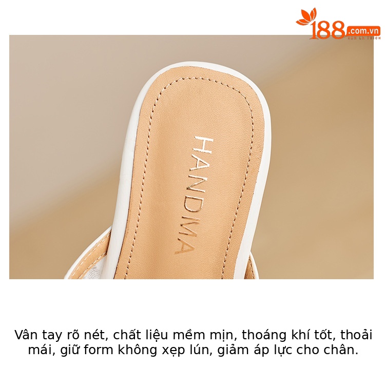 Sandal cao gót nữ hở mũi phong cách vintage, đế xuồng ren lưới, gót siêu cao 12 cm — màu trắng ngà, màu mơ chi tiết 4